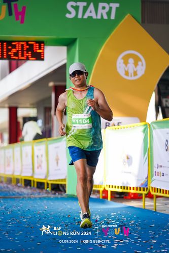 Race photo from BAF LIONS RUN 2024
