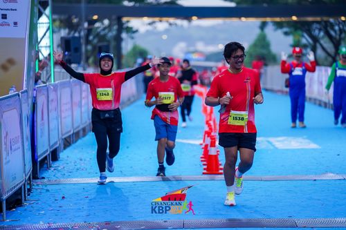 Race photo from CISANGKAN KBP CITY RUN 2025