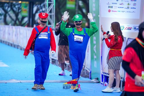 Race photo from CISANGKAN KBP CITY RUN 2025