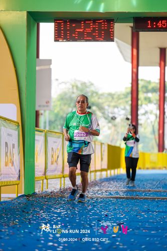 Race photo from BAF LIONS RUN 2024