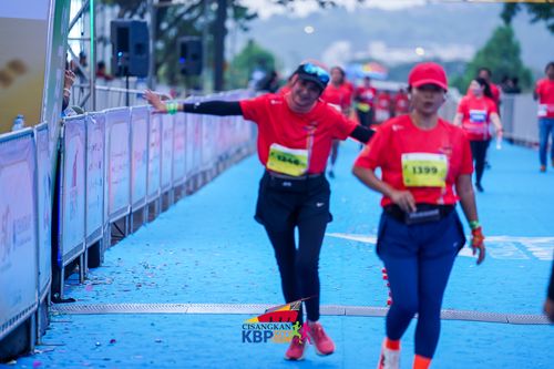 Race photo from CISANGKAN KBP CITY RUN 2025