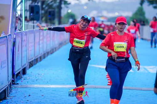Race photo from CISANGKAN KBP CITY RUN 2025