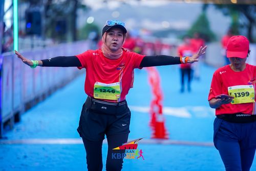 Race photo from CISANGKAN KBP CITY RUN 2025
