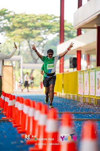 Race photo from BAF LIONS RUN 2024