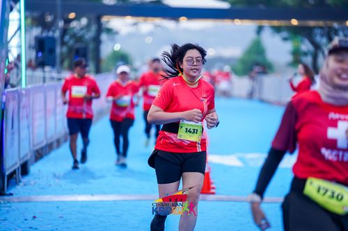 Race photo from CISANGKAN KBP CITY RUN 2025