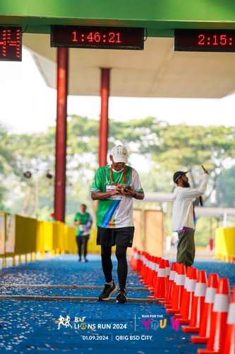Race photo from BAF LIONS RUN 2024