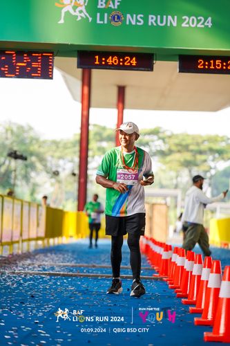 Race photo from BAF LIONS RUN 2024