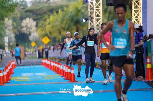 Race photo from Taman Budaya x BOGORUN 2025