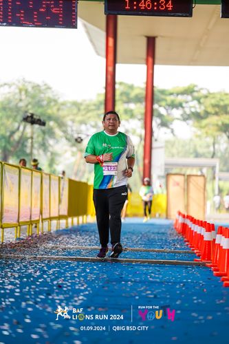 Race photo from BAF LIONS RUN 2024