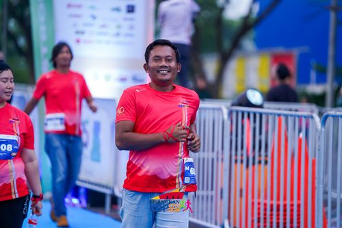 Race photo from CISANGKAN KBP CITY RUN 2025