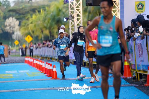 Race photo from Taman Budaya x BOGORUN 2025