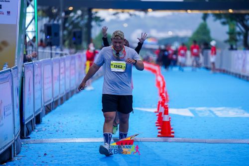 Race photo from CISANGKAN KBP CITY RUN 2025