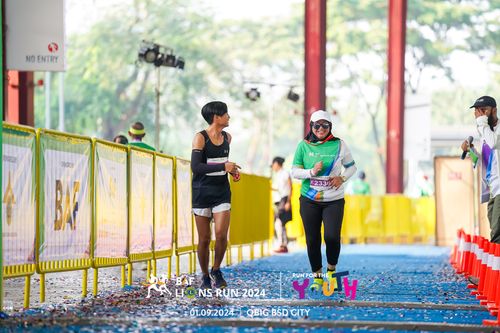Race photo from BAF LIONS RUN 2024