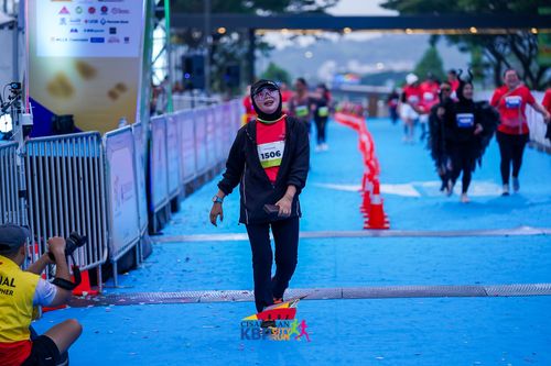 Race photo from CISANGKAN KBP CITY RUN 2025
