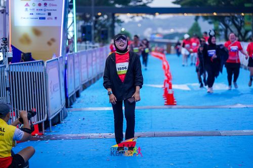 Race photo from CISANGKAN KBP CITY RUN 2025