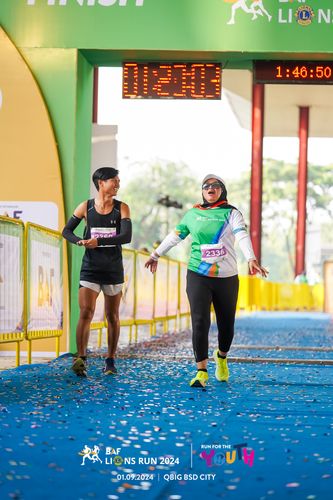 Race photo from BAF LIONS RUN 2024