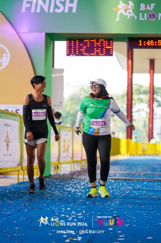 Race photo from BAF LIONS RUN 2024