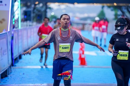 Race photo from CISANGKAN KBP CITY RUN 2025
