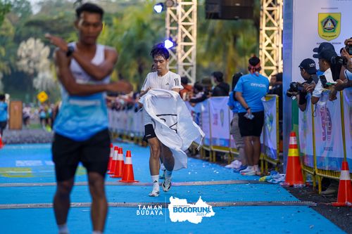 Race photo from Taman Budaya x BOGORUN 2025