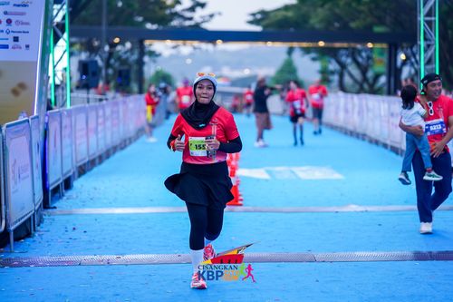 Race photo from CISANGKAN KBP CITY RUN 2025
