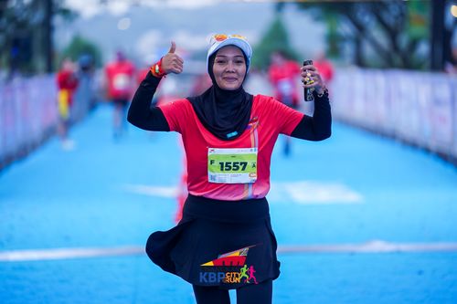 Race photo from CISANGKAN KBP CITY RUN 2025