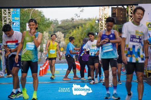 Race photo from Taman Budaya x BOGORUN 2025