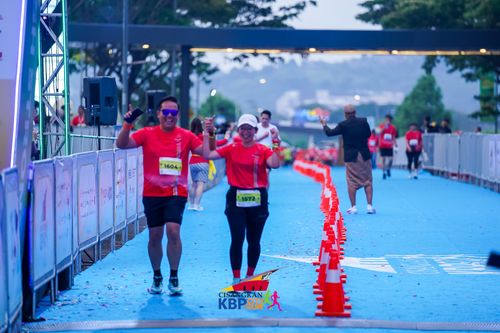 Race photo from CISANGKAN KBP CITY RUN 2025