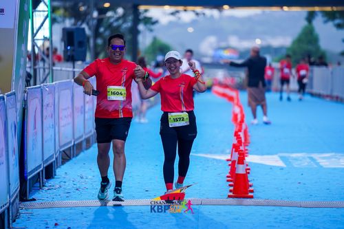 Race photo from CISANGKAN KBP CITY RUN 2025