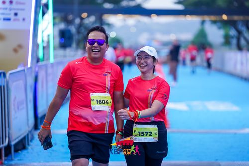 Race photo from CISANGKAN KBP CITY RUN 2025