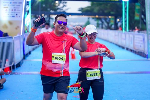 Race photo from CISANGKAN KBP CITY RUN 2025