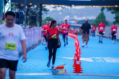 Race photo from CISANGKAN KBP CITY RUN 2025