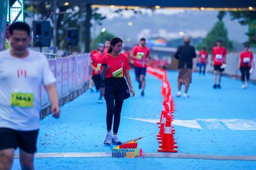 Race photo from CISANGKAN KBP CITY RUN 2025