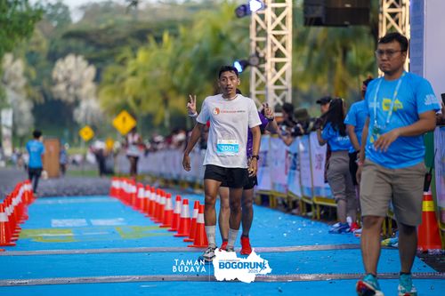 Race photo from Taman Budaya x BOGORUN 2025