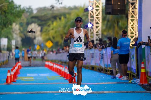 Race photo from Taman Budaya x BOGORUN 2025