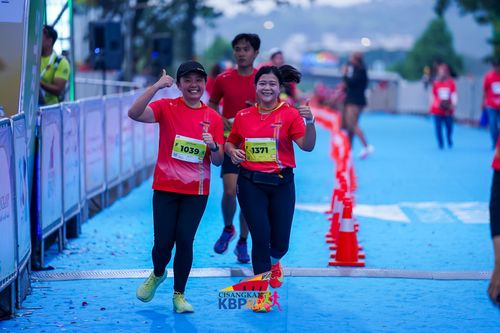 Race photo from CISANGKAN KBP CITY RUN 2025