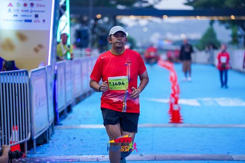 Race photo from CISANGKAN KBP CITY RUN 2025