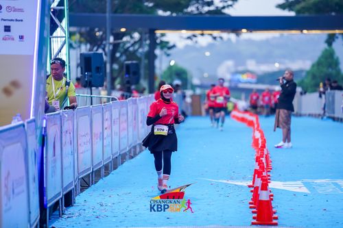 Race photo from CISANGKAN KBP CITY RUN 2025