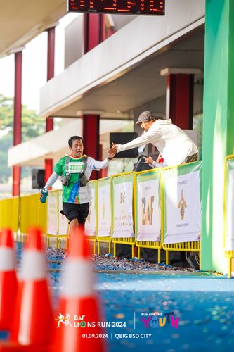 Race photo from BAF LIONS RUN 2024