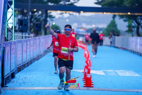 Race photo from CISANGKAN KBP CITY RUN 2025