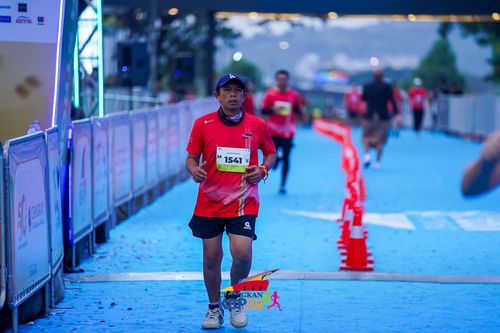 Race photo from CISANGKAN KBP CITY RUN 2025