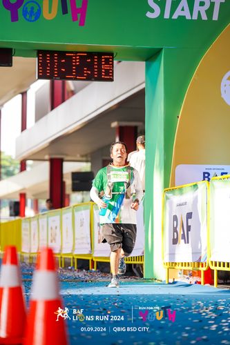 Race photo from BAF LIONS RUN 2024