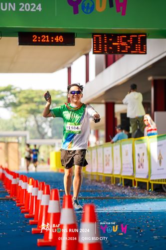 Race photo from BAF LIONS RUN 2024