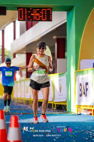 Race photo from BAF LIONS RUN 2024
