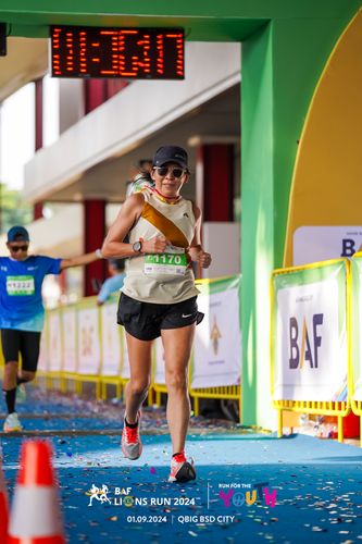 Race photo from BAF LIONS RUN 2024