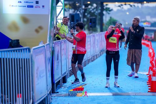 Race photo from CISANGKAN KBP CITY RUN 2025