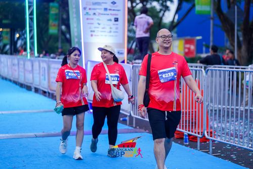 Race photo from CISANGKAN KBP CITY RUN 2025