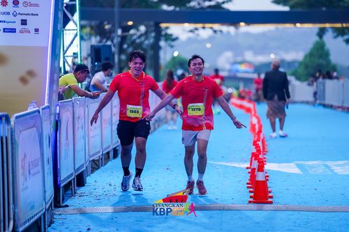 Race photo from CISANGKAN KBP CITY RUN 2025