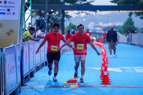Race photo from CISANGKAN KBP CITY RUN 2025