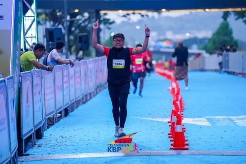Race photo from CISANGKAN KBP CITY RUN 2025