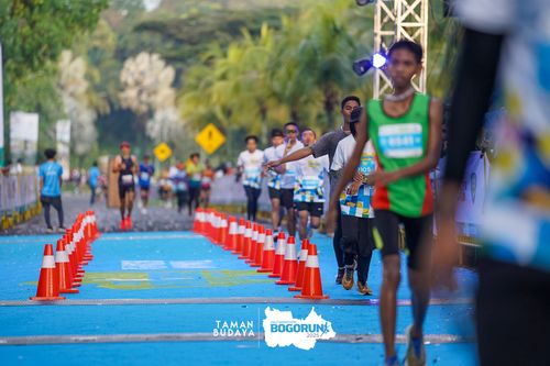 Race photo from Taman Budaya x BOGORUN 2025